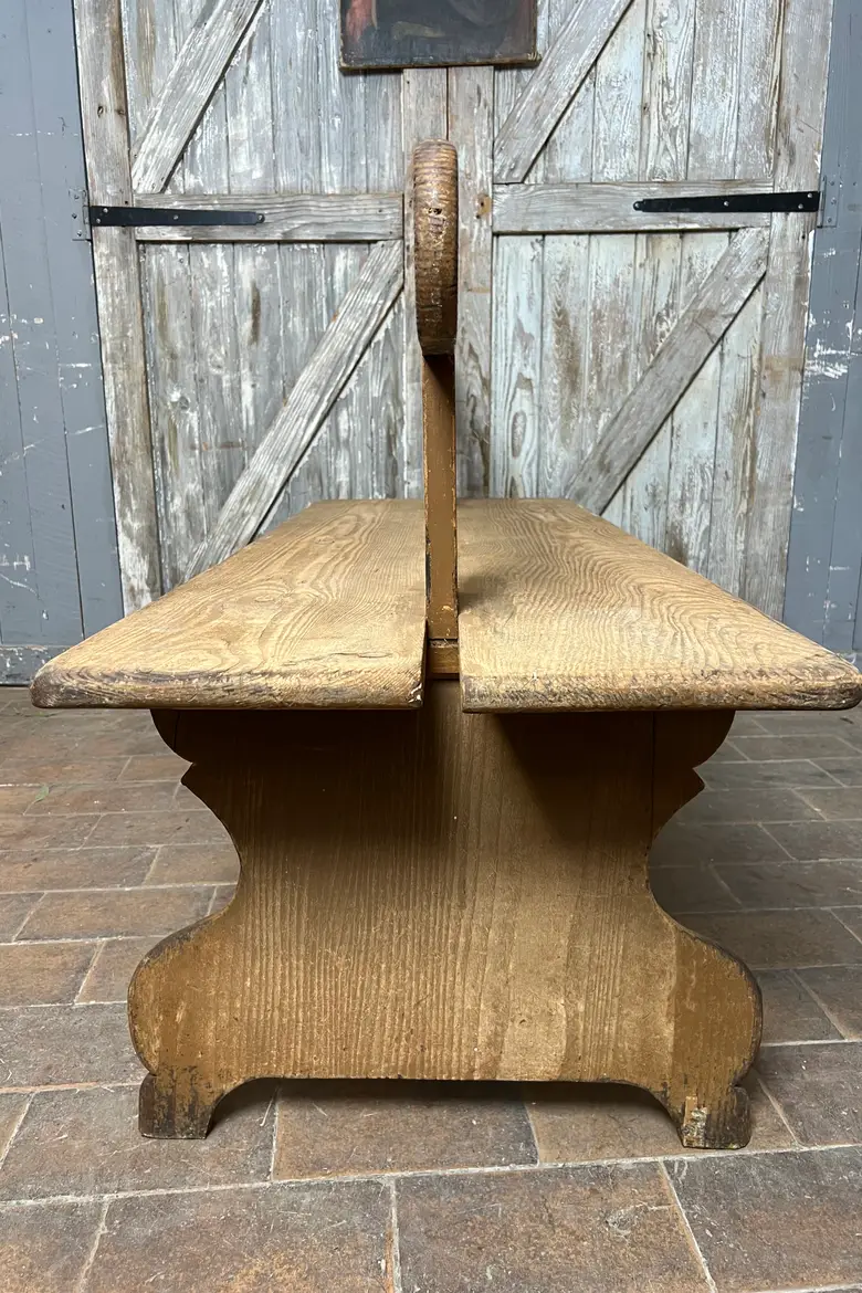 Banc double de bistrot