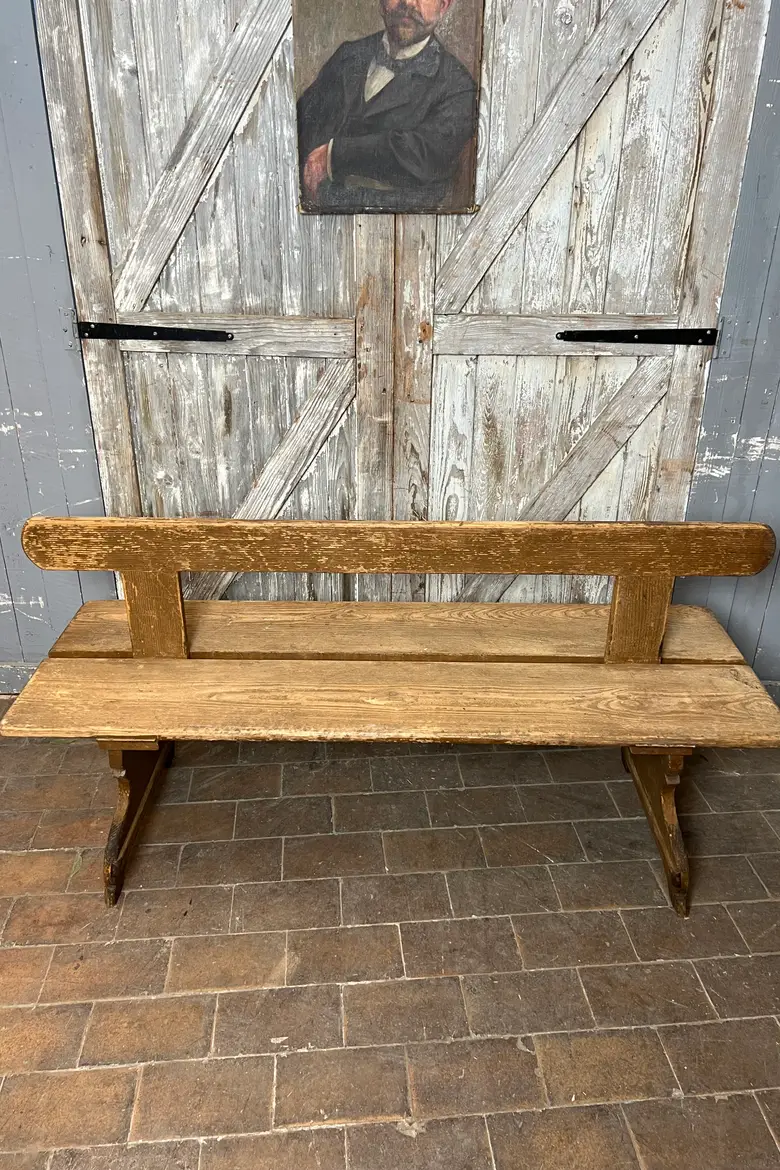 Banc double de bistrot