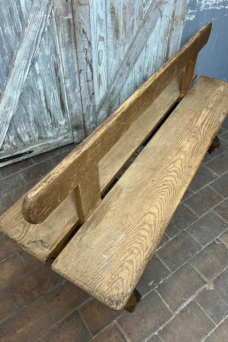 Banc double de bistrot