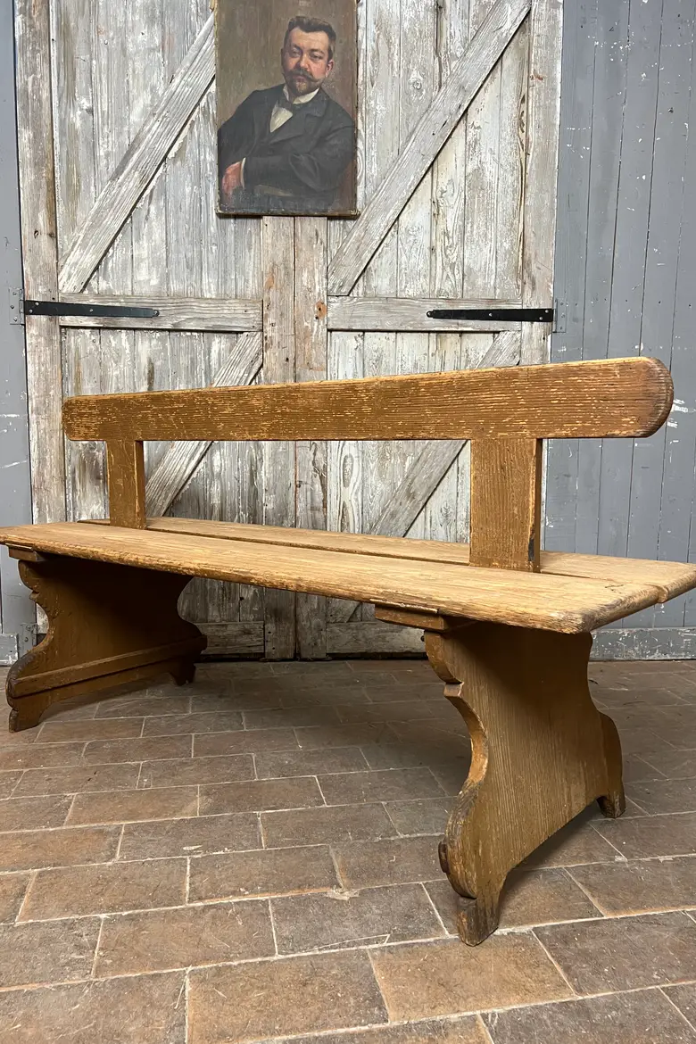 Banc double de bistrot