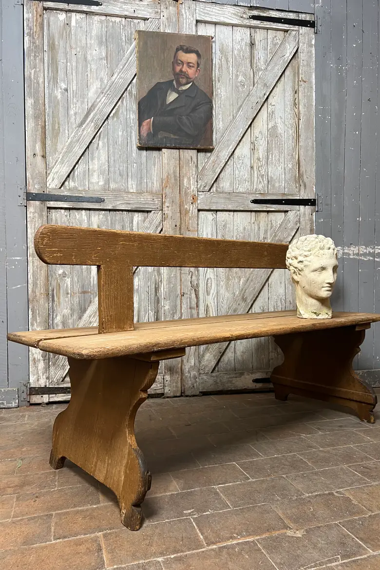 Banc double de bistrot