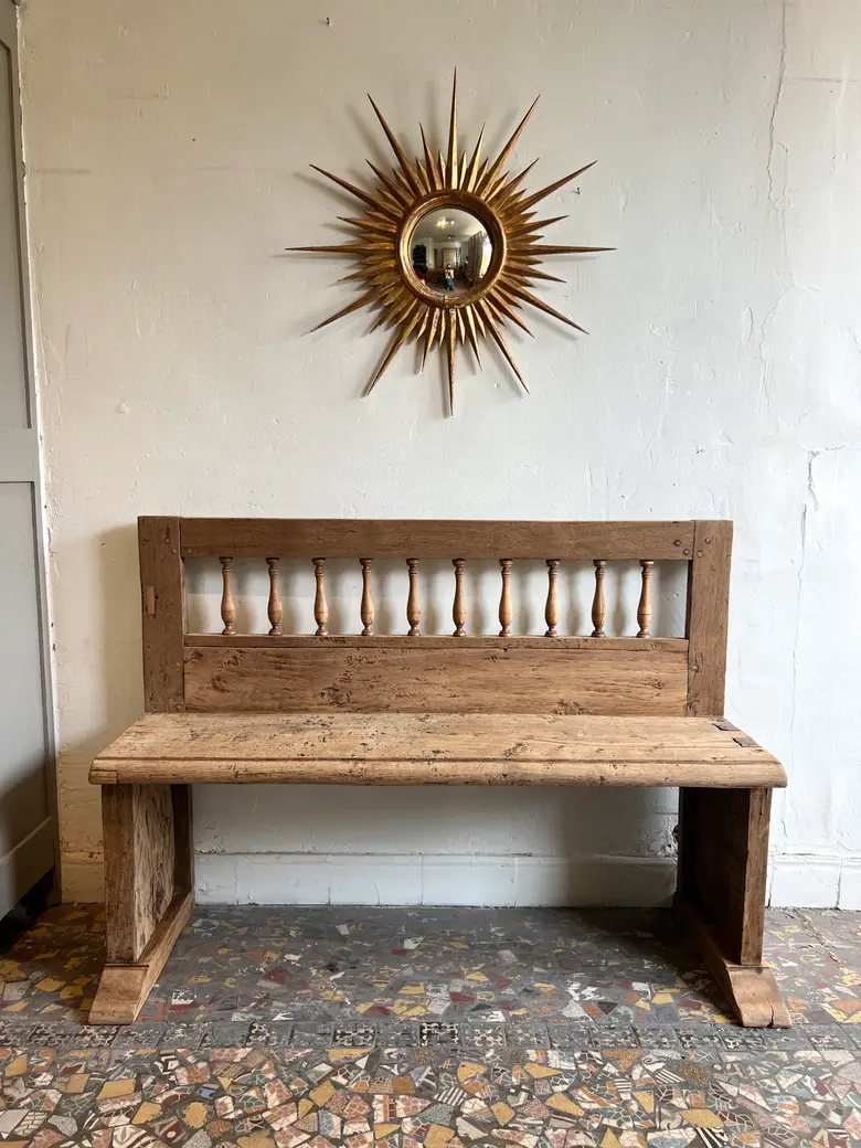Banc en chêne 18ème
