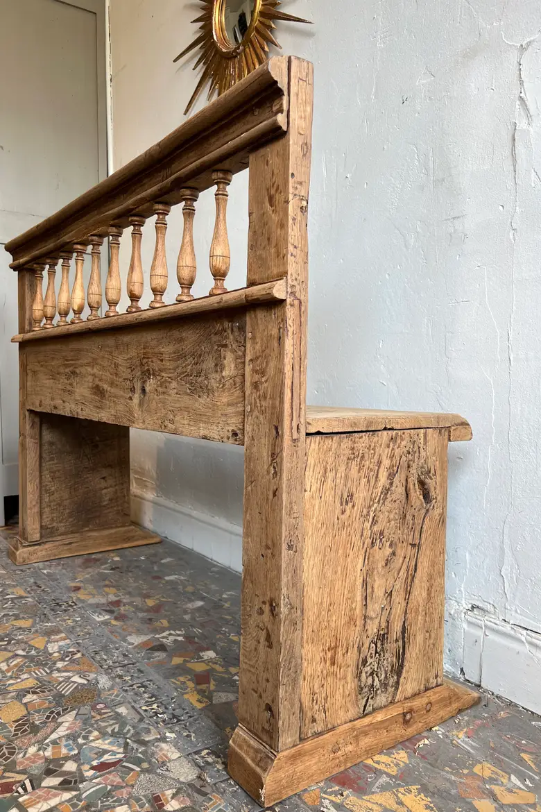 Banc en chêne 18ème
