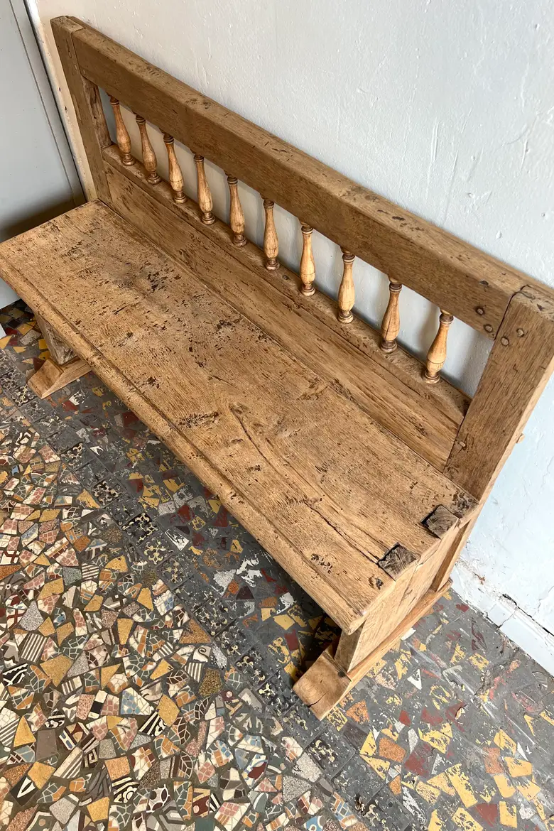 Banc en chêne 18ème