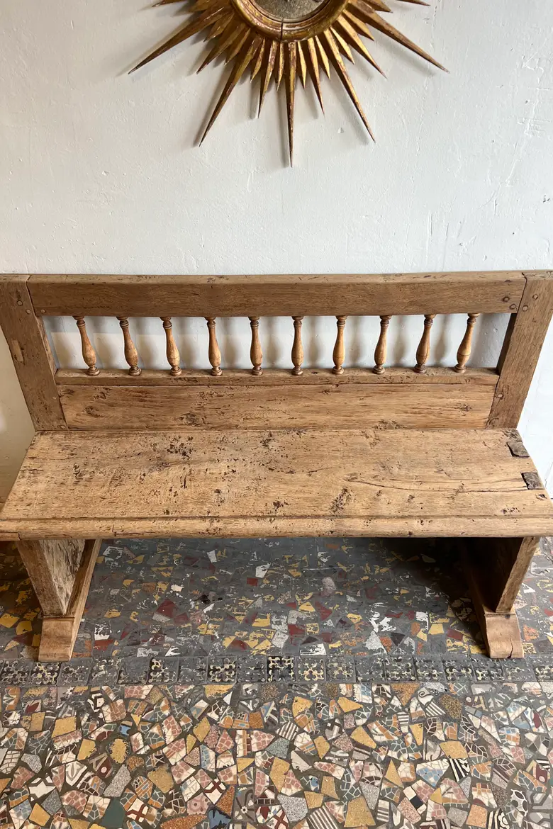Banc en chêne 18ème