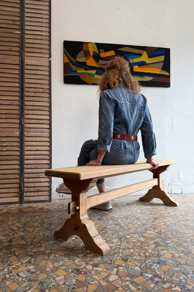 Banc en chêne