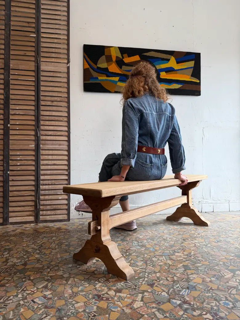 Banc en chêne