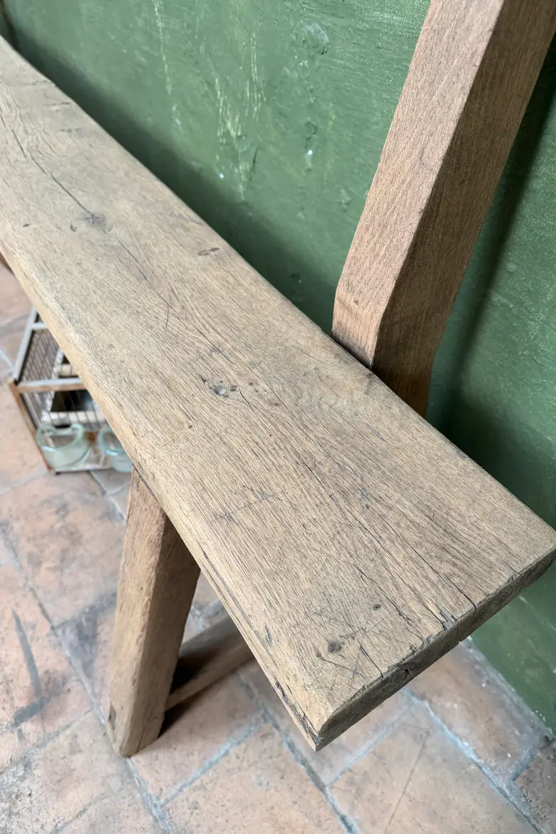 Banc en chêne XIXe