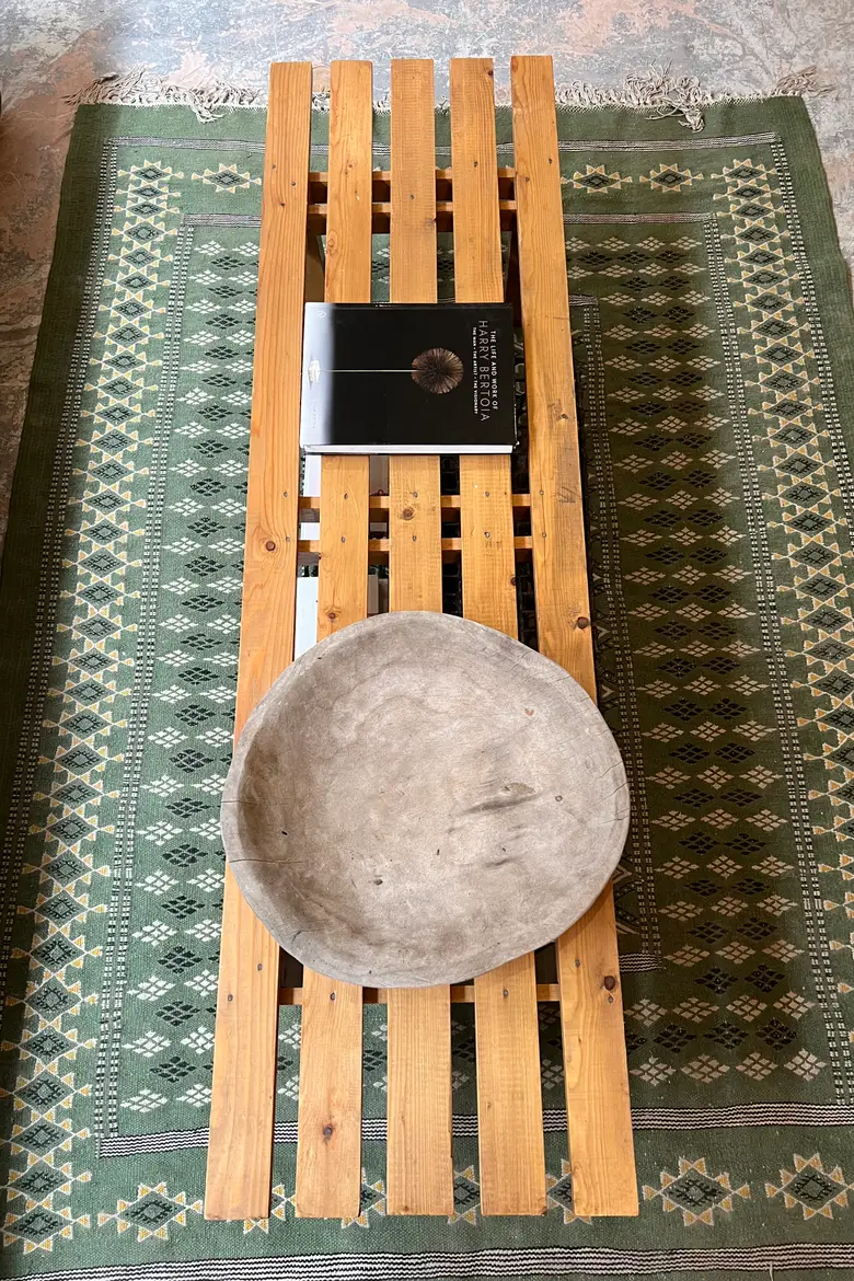 Banc ou table basse en sapin