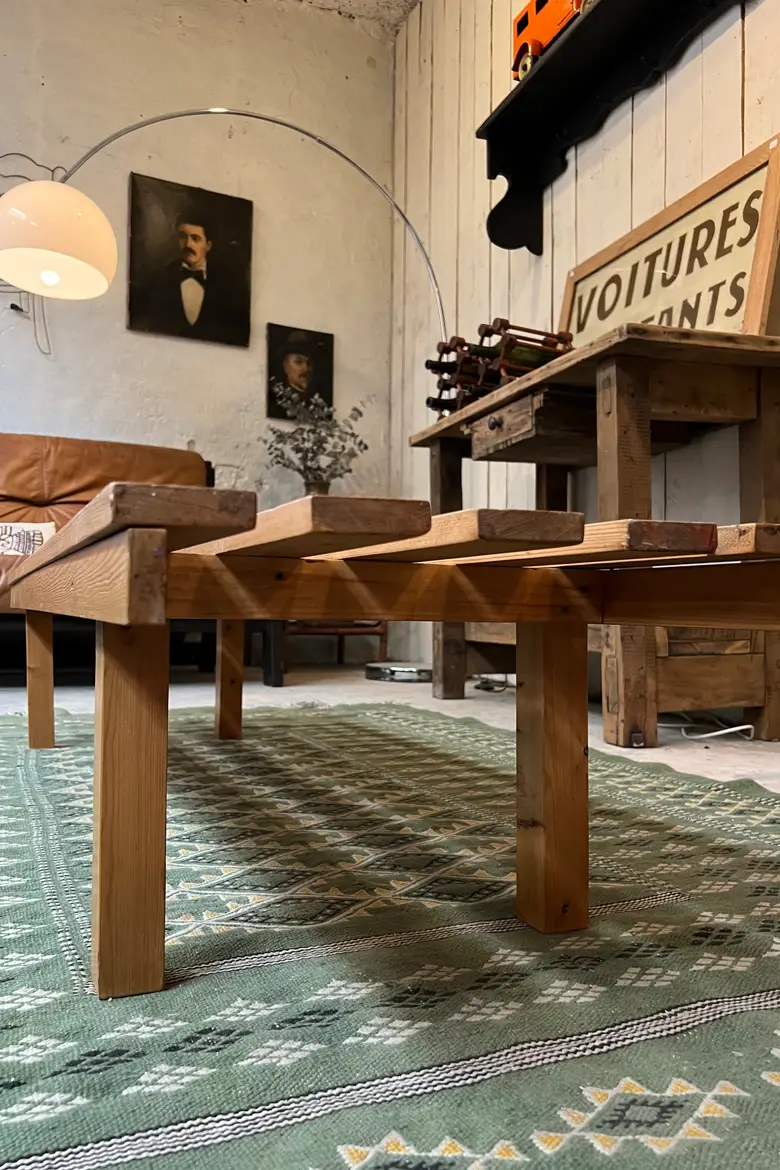 Banc ou table basse en sapin