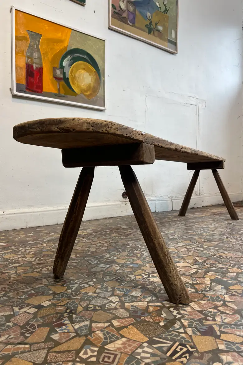 Banc rustique en sapin