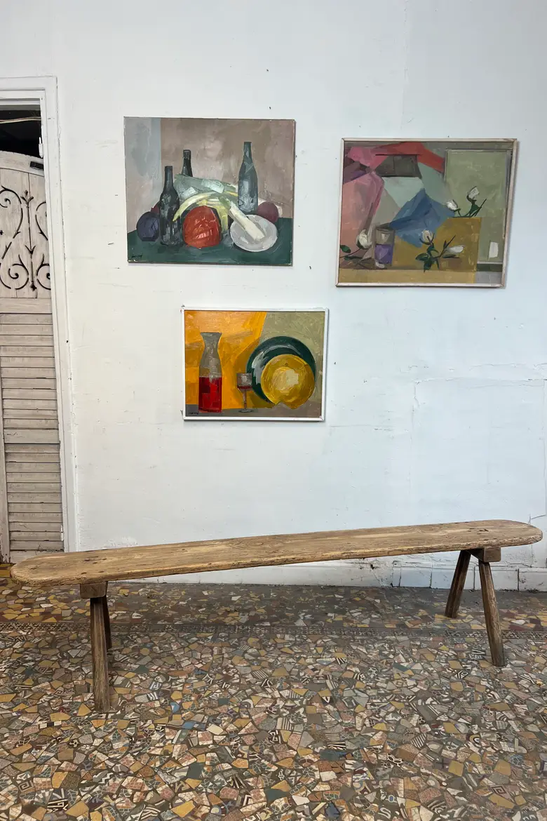 Banc rustique en sapin