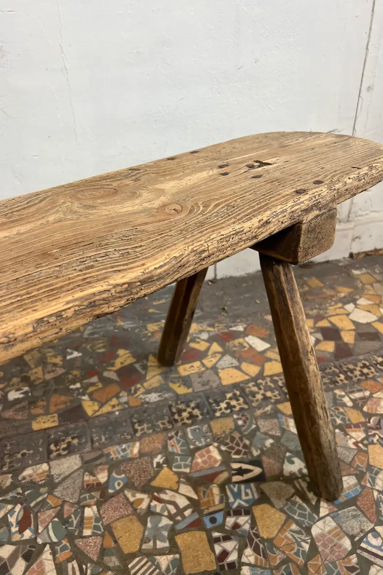 Banc rustique en sapin
