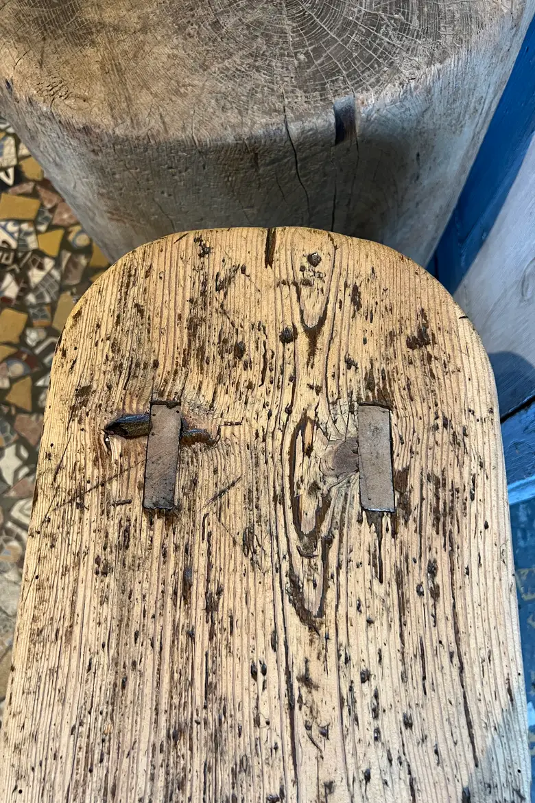 Banc rustique en sapin Début XXème