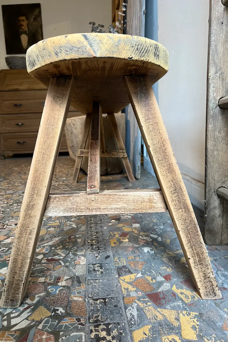 Banc rustique en sapin Début XXème