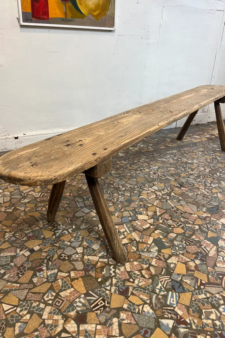 Banc rustique en sapin