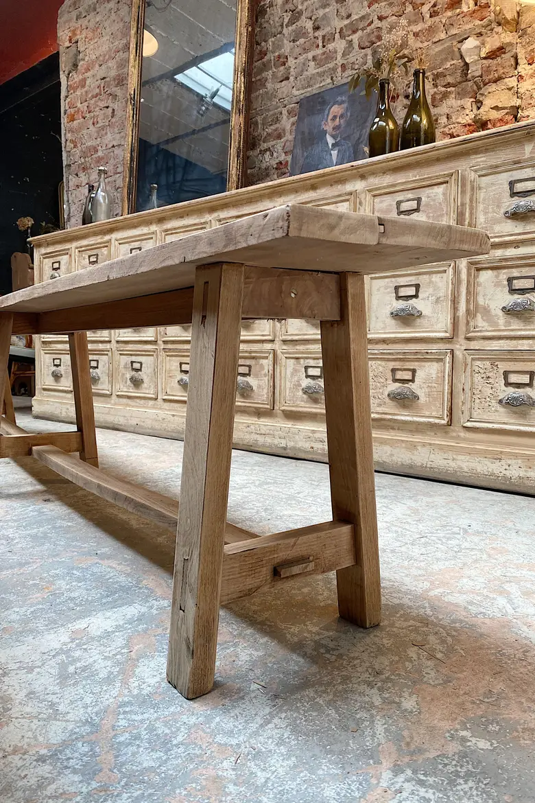 Bancs de ferme en chêne Début XXème
