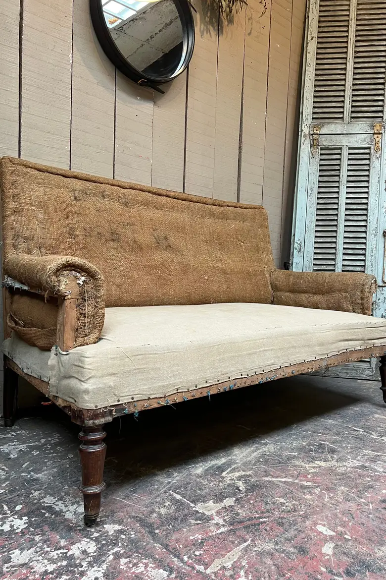 Banquette de style Napoléon III Début XXème