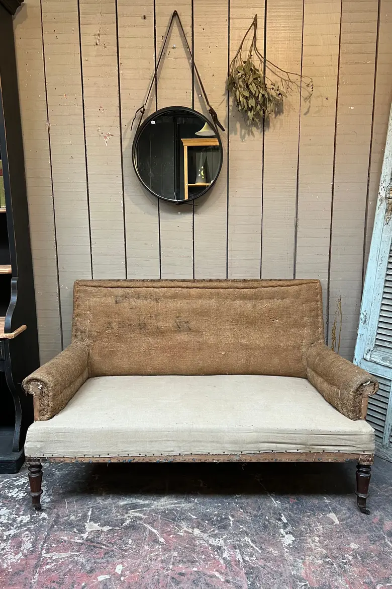 Banquette de style Napoléon III Début XXème