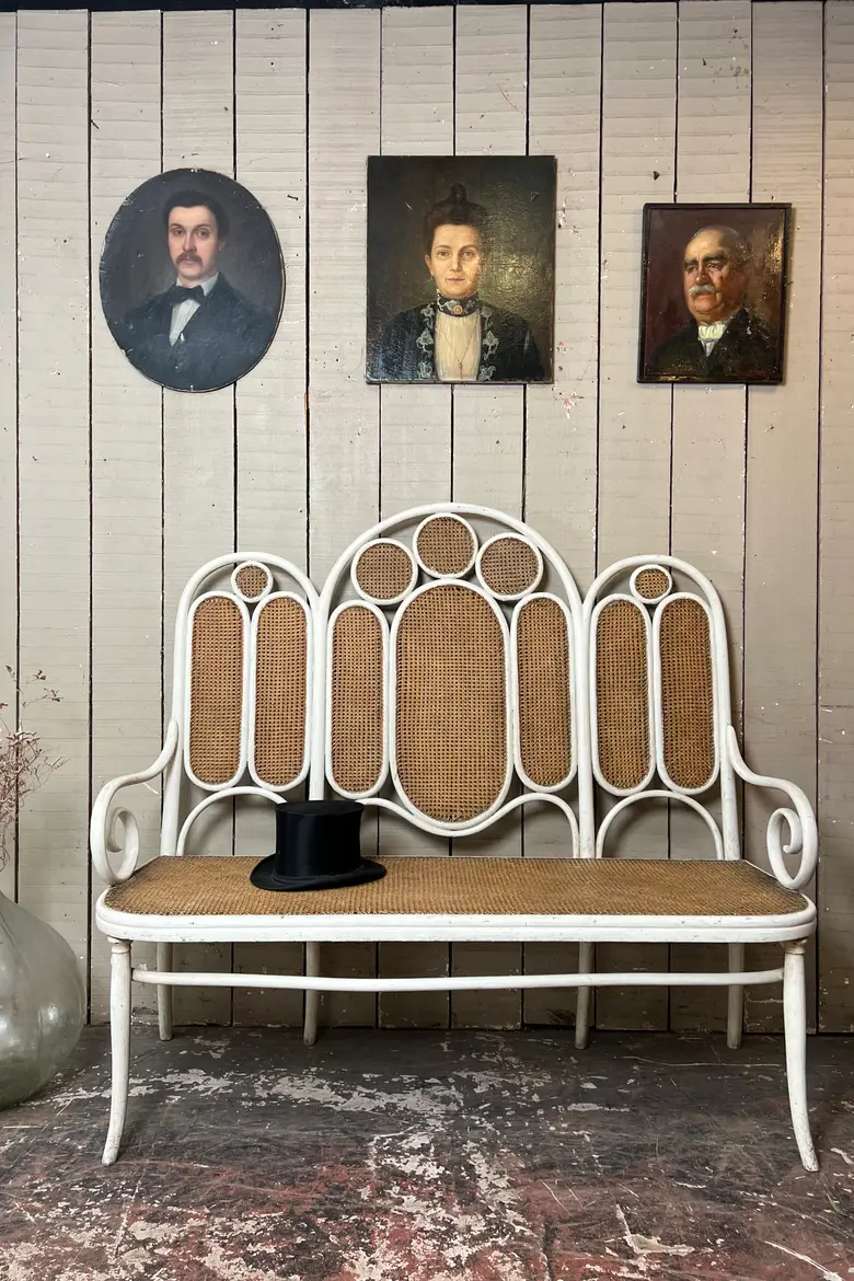 Banquette en bois courbé Thonet