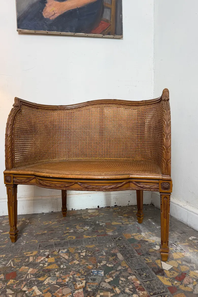 Banquette Louis XVI début 20ème