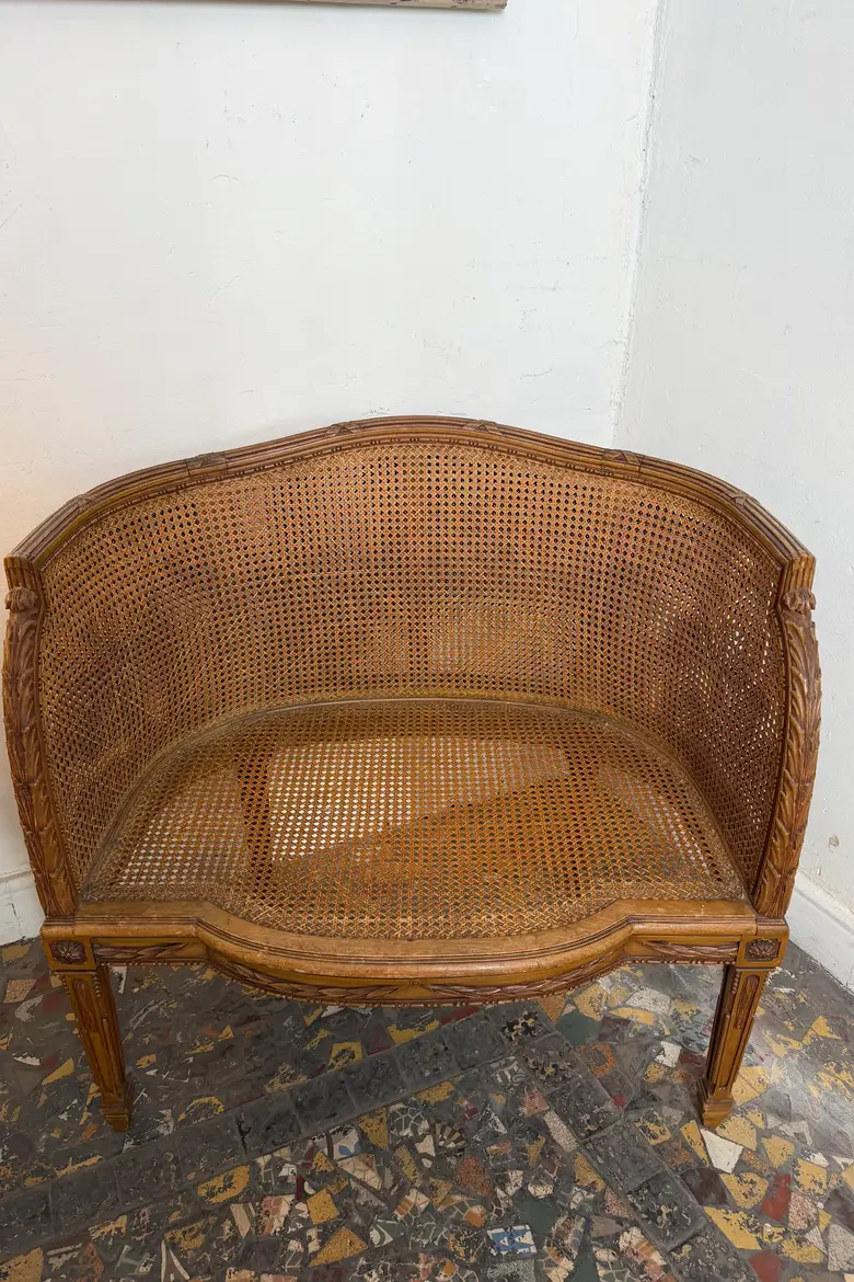 Banquette Louis XVI début 20ème