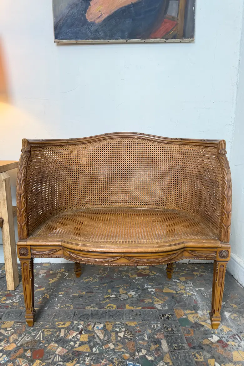 Banquette Louis XVI début 20ème