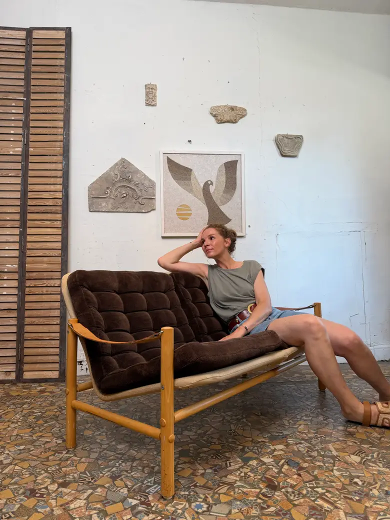 Banquette Safari suédoise — Banquette Safari suédoise