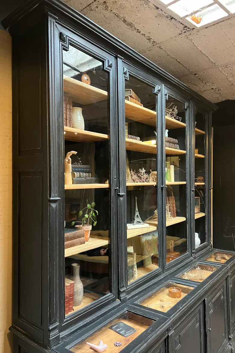 Bibliothèque de magasin époque Napoléon III