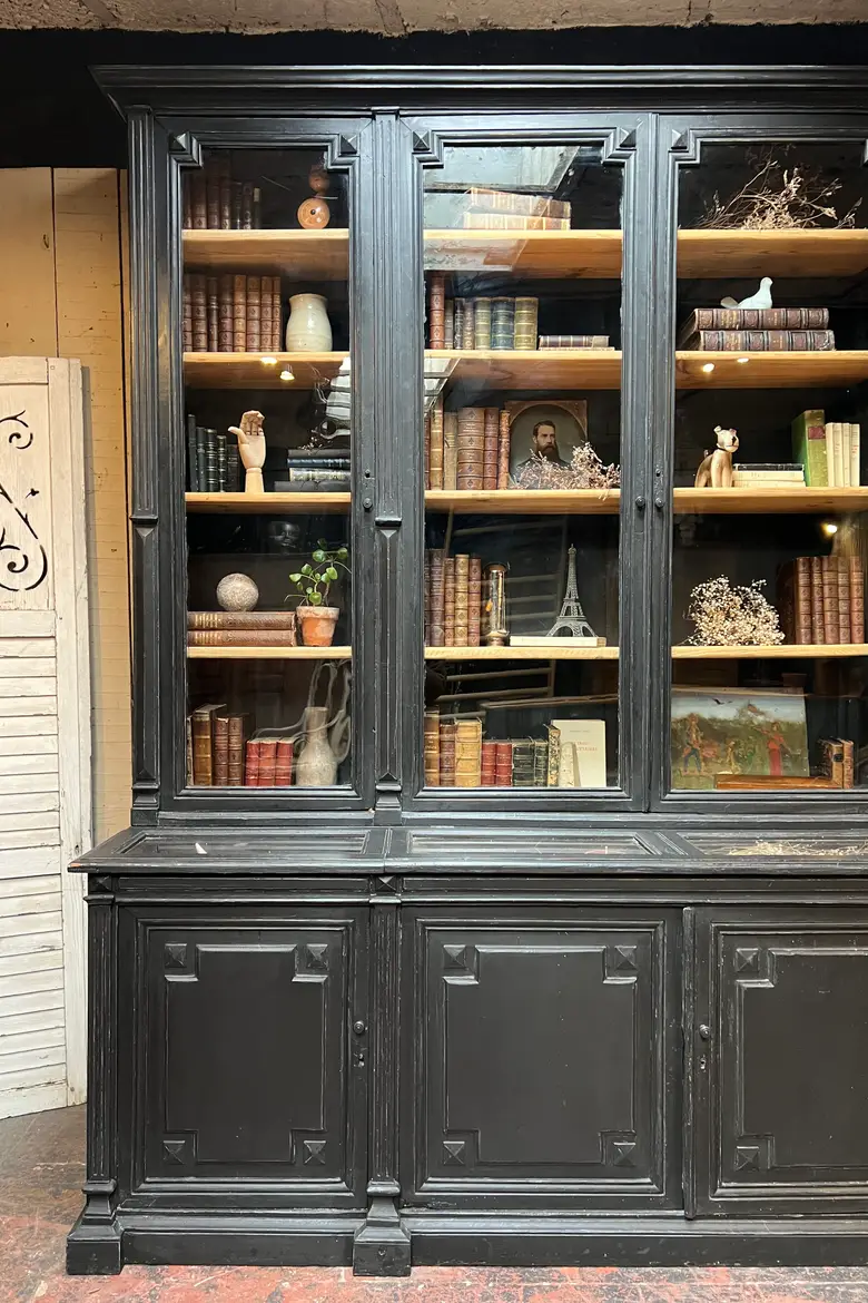 Bibliothèque de magasin époque Napoléon III