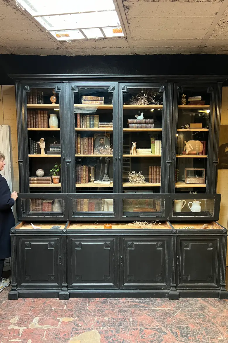 Bibliothèque de magasin époque Napoléon III