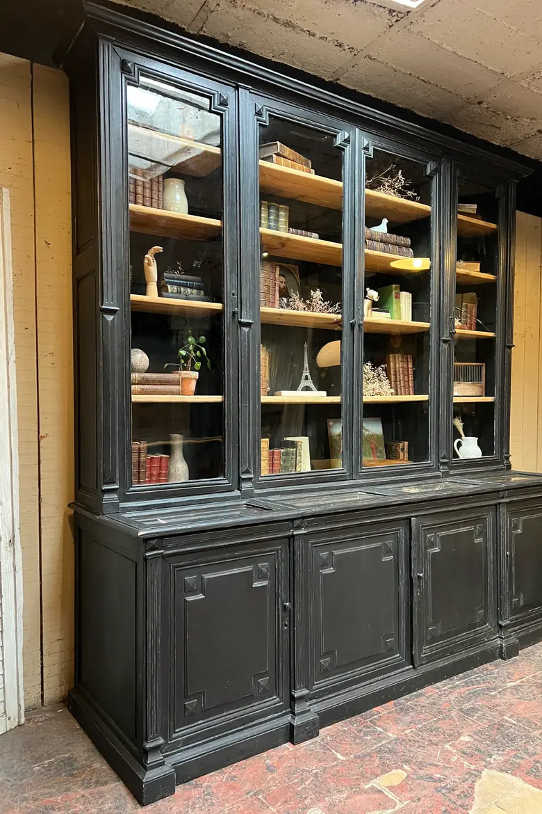Bibliothèque de magasin époque Napoléon III