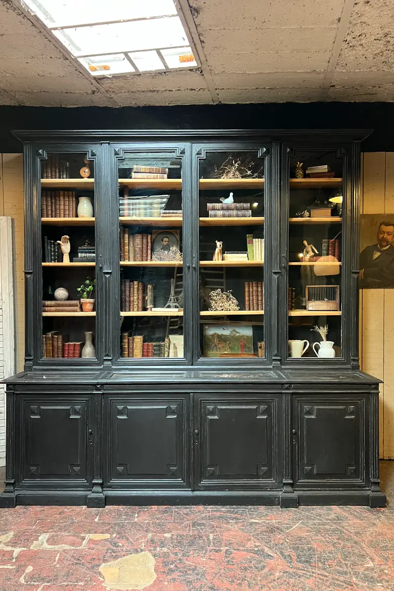 Bibliothèque de magasin époque Napoléon III