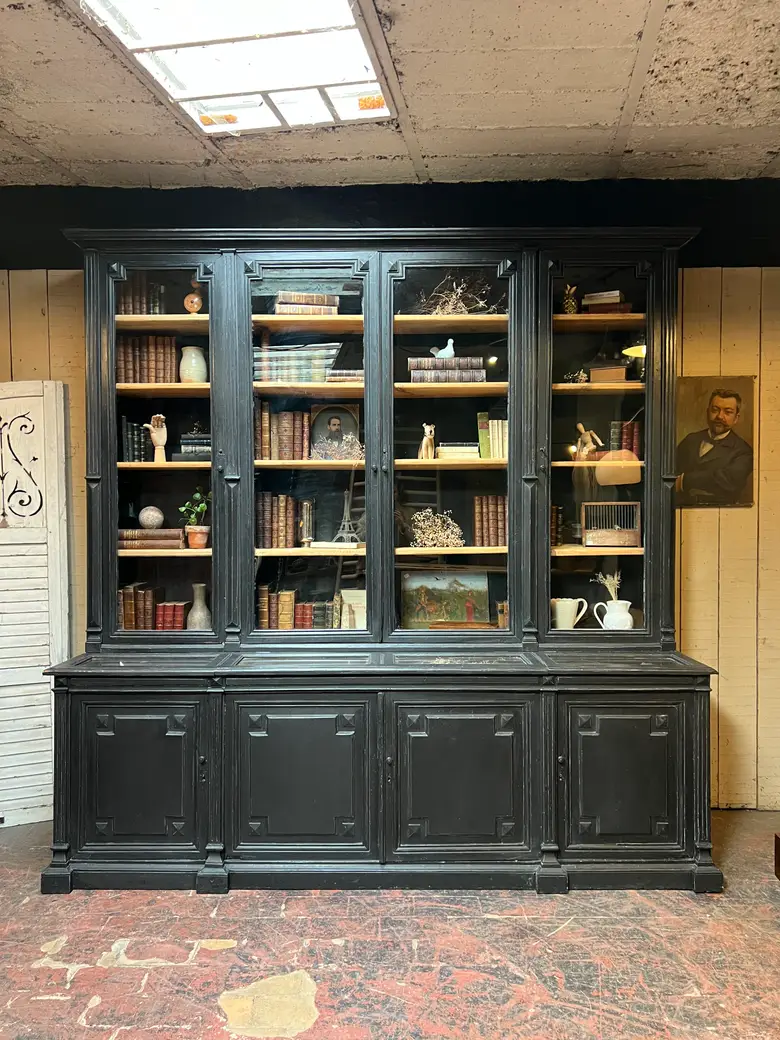 Bibliothèque de magasin époque Napoléon III