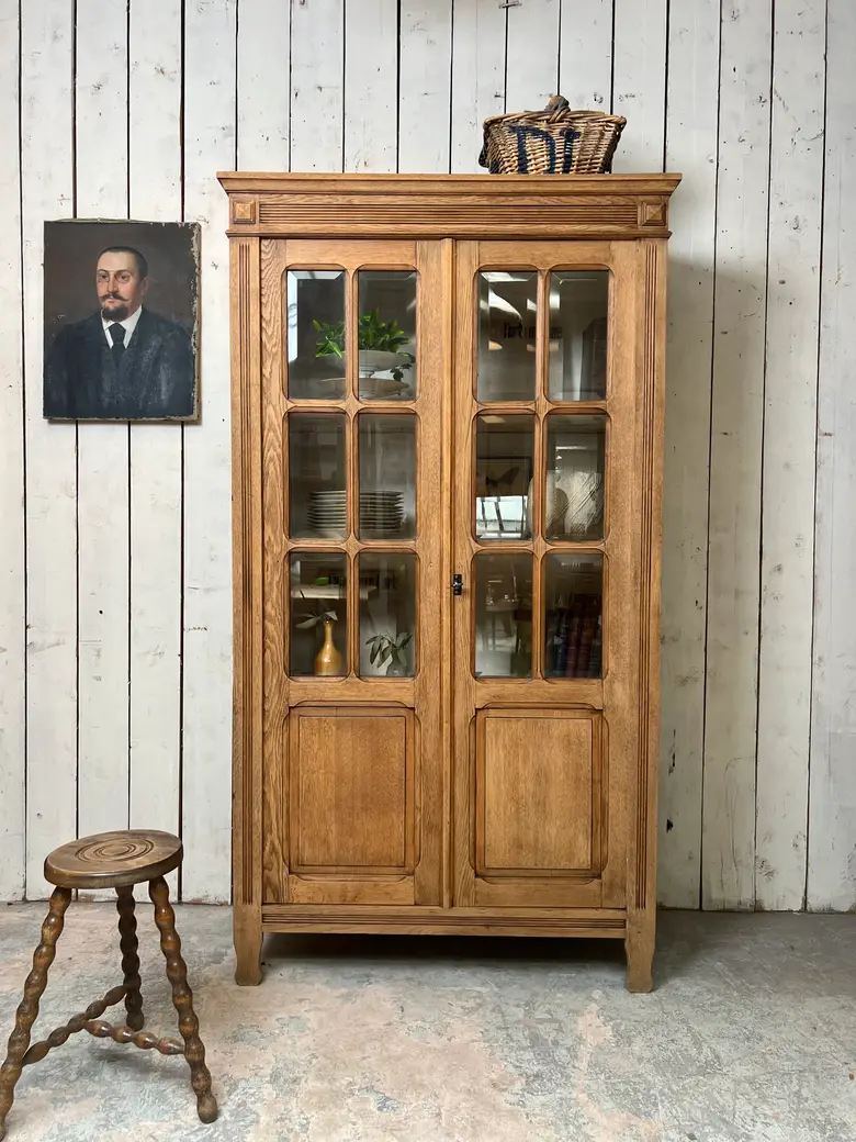 Bibliothèque en chêne – Années 50
