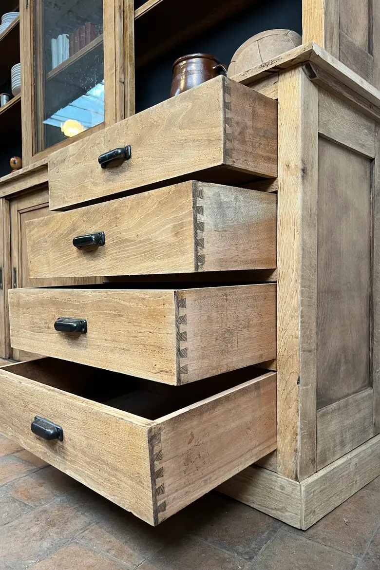 Bibliothèque en chêne Années 50