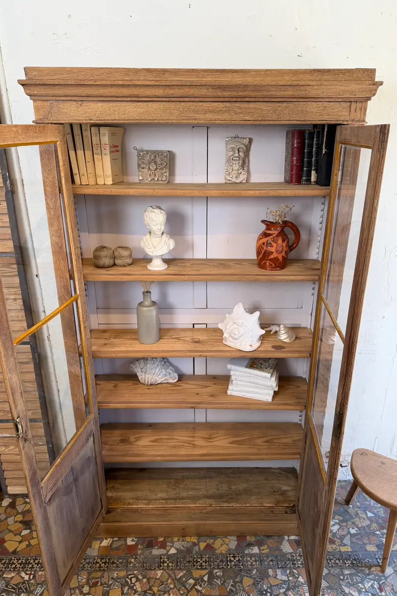 Bibliothèque en chêne début 20ème