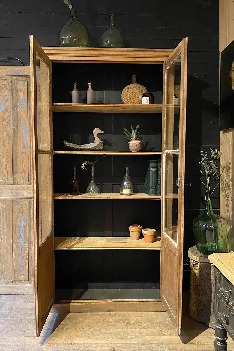 Bibliothèque en chêne Début XXème
