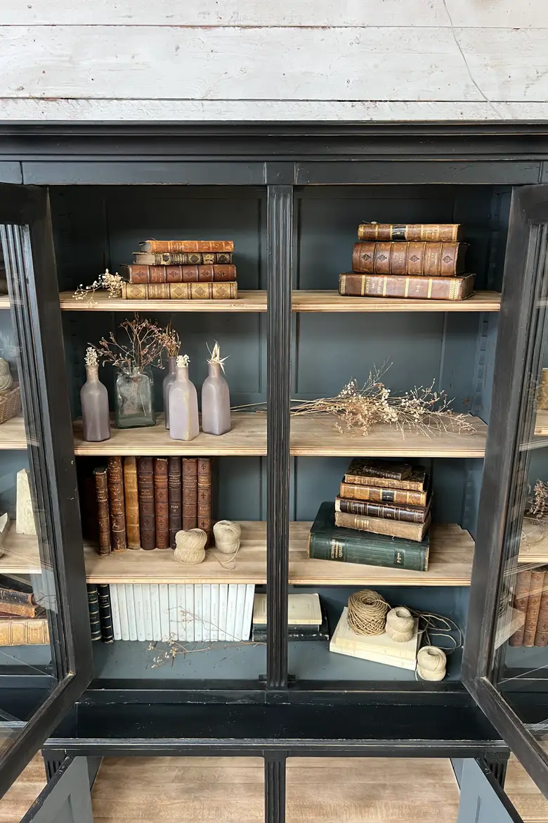 Bibliothèque en merisier, style Napoléon III