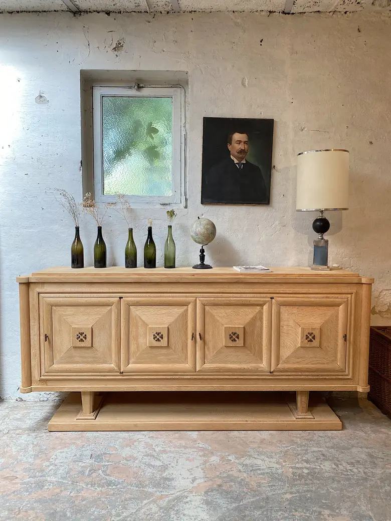 Buffet années 50 en chêne