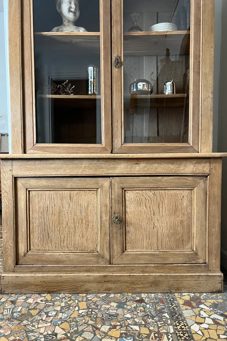 Buffet deux corps en chêne Début XXème