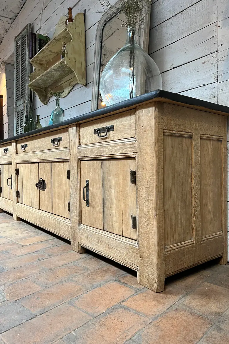 Buffet en chêne Années 50
