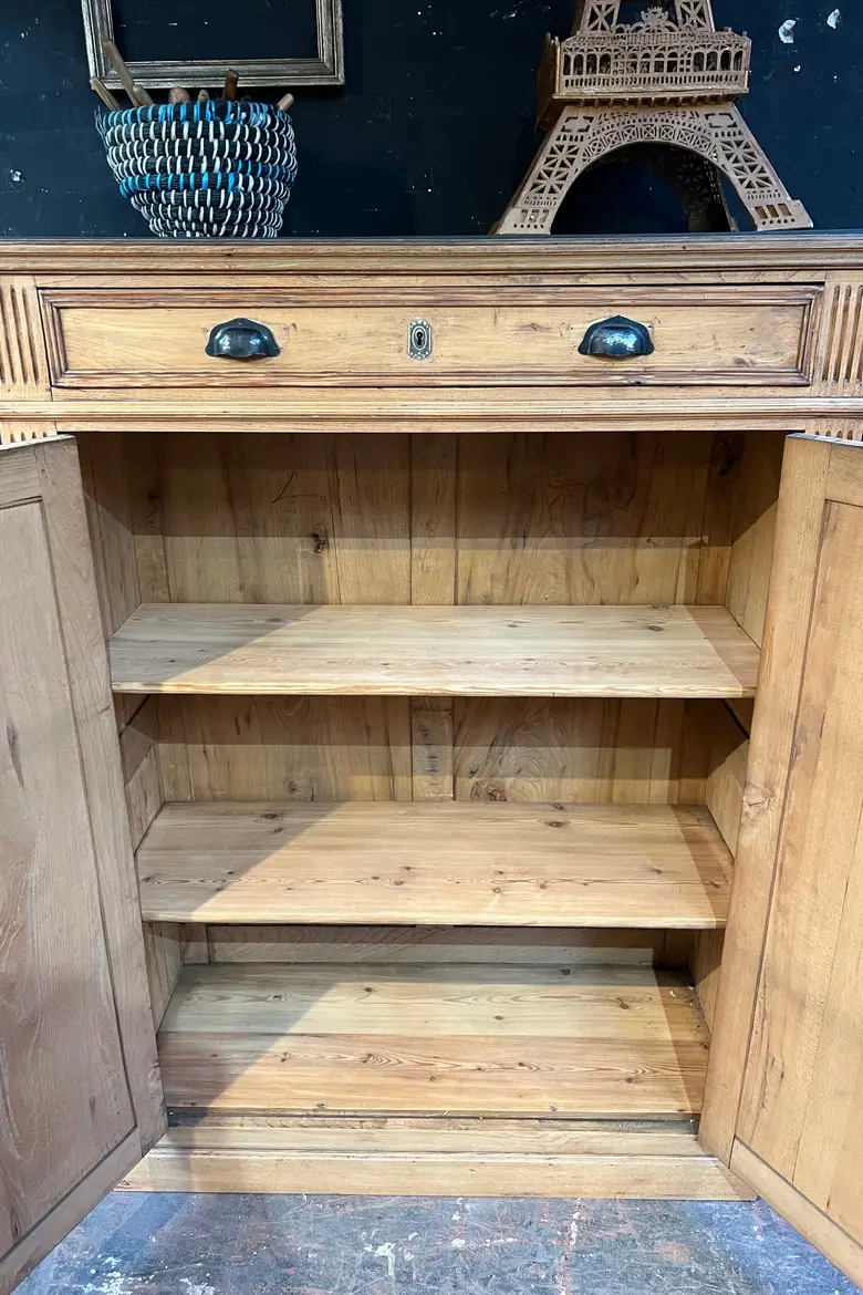 Buffet parisien en orme Début XXème