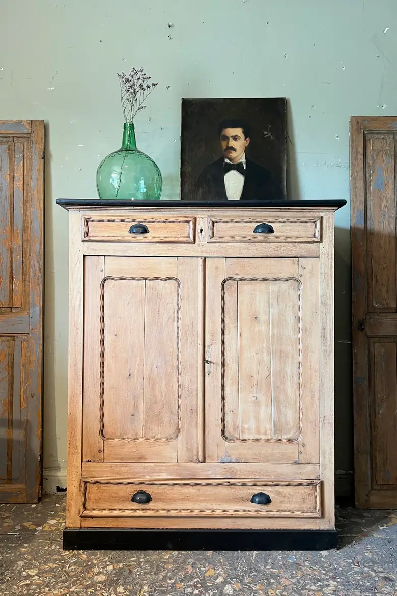Buffet parisien en orme Début XXème