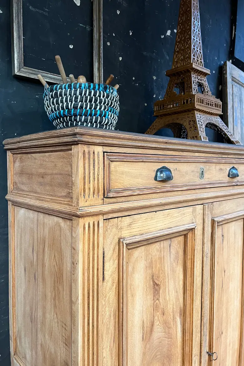 Buffet parisien en orme Début XXème