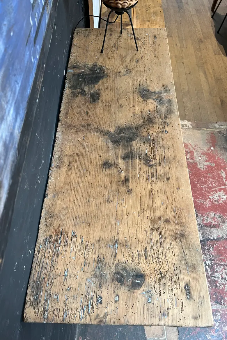 Buffet parisien patiné en bois Début XXème