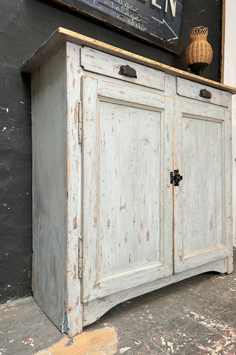 Buffet parisien patiné en bois Début XXème