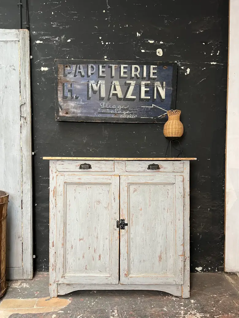 Buffet parisien patiné en bois Début XXème