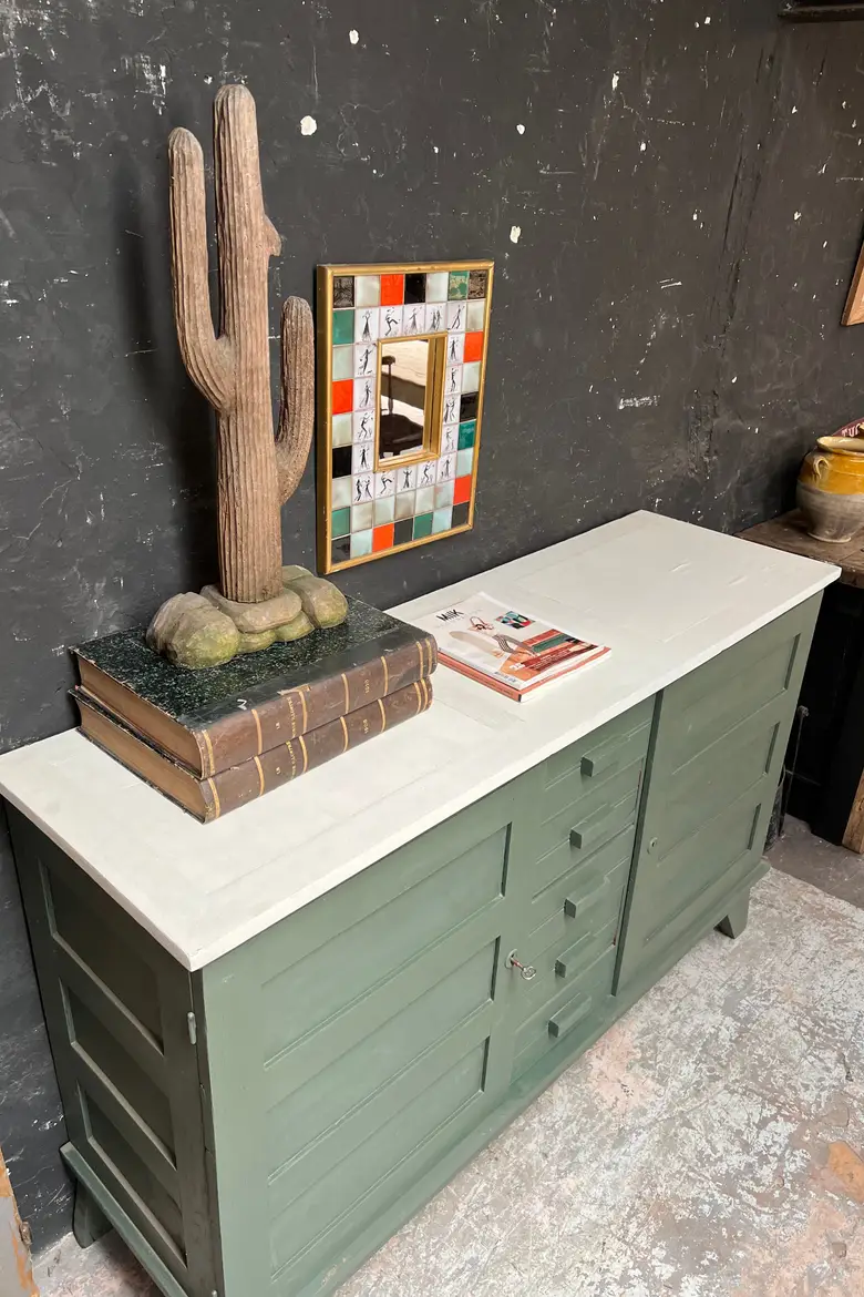 Buffet René Gabriel en bois Années 50