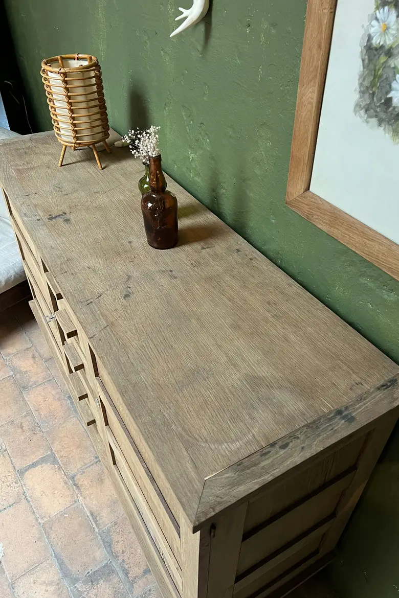 Buffet René Gabriel en chêne Années 50